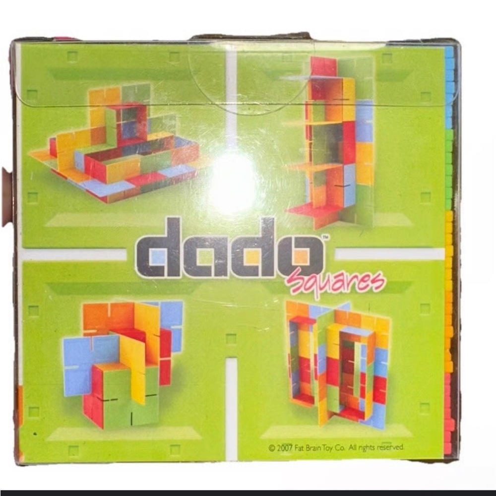 Squares Building Set - Colorful Creative Blocks
